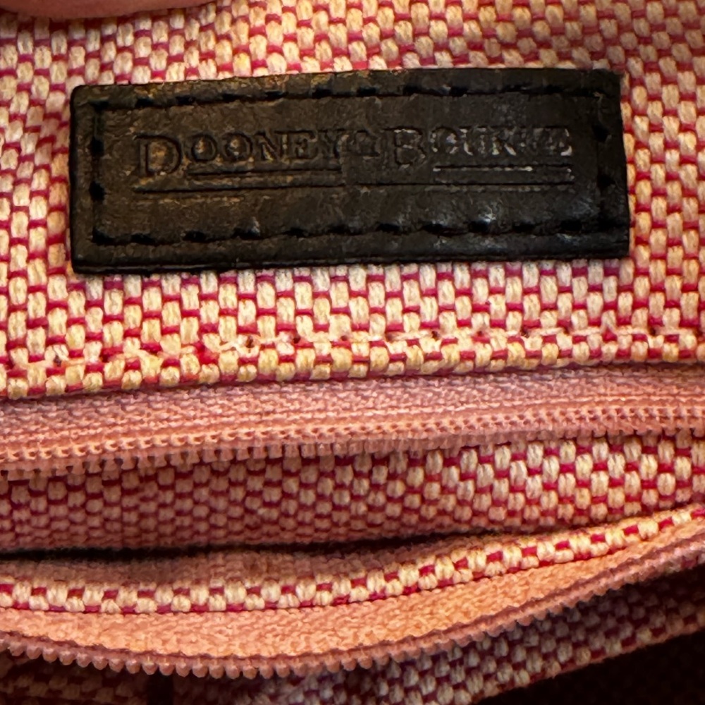 Dooney & Bourke Black and Gray Logo Shoulder Bag - Picture 8 of 8